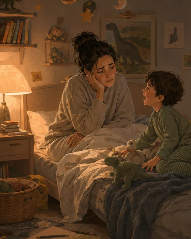 Bedtime Takes Forever. A drawn-out bedtime giving way to a calmer end to the day.